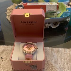 BRAND NEW NWOT Juicy Couture Rose Gold and Pink Watch